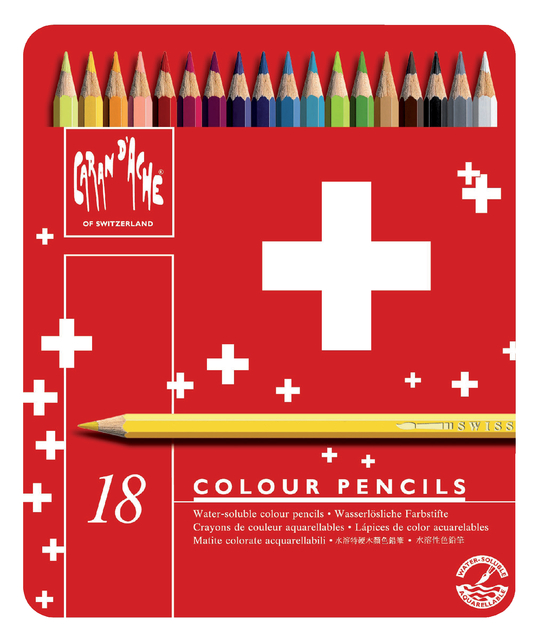 KLEURPOTLOOD CARAN D'ACHE SWISSCOLOR AQUAREL