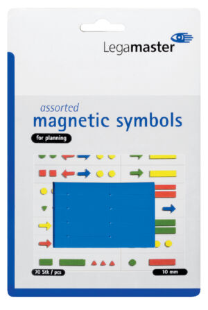 MAGNEET LEGAMASTER SYMBOLEN 10MM BLAUW ASS