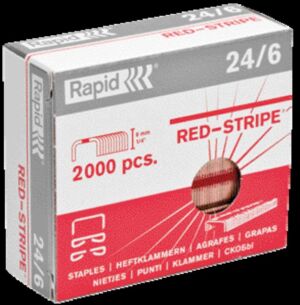 NIETEN RAPID HOTIS REDSTRIPE 24/6 VERKOPER 2000ST