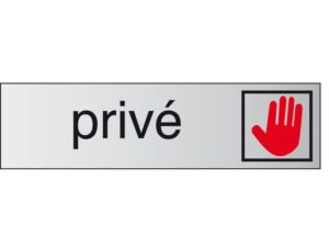 INFOBORD PICTOGRAM PRIVE 165X44MM