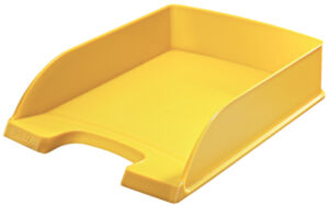 BRIEVENBAK LEITZ 5227 A4 PLASTIC GEEL