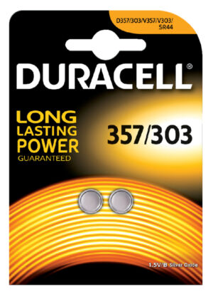 BATTERIJ DURACELL 357H ZILVER OXIDE