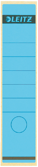 RUGETIKET LEITZ 1640 62X285MM BLAUW