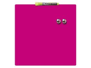 WHITEBOARD TEGEL REXEL 36X36CM ROZE GELAKT