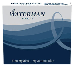 INKTPATROON WATERMAN NR23 LANG BLAUW/ZWART