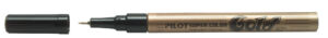 FINELINER PILOT SUPER EF 0.5MM GOUD