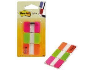 INDEXTABS 3M POST-IT 686PGO STERK 25MM ASS