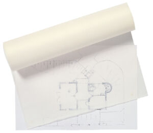 TEKENPAPIER HAZA PATROON ROL 10MX100CM BLANCO