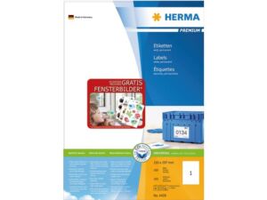 ETIKET HERMA 4428 210X297MM A4 PREM WIT 100STUKS