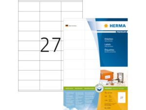 ETIKET HERMA 4450 70X32MM PREMIUM WIT 2700STUKS