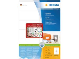 ETIKET HERMA 4457 105X48MM PREMIUM WIT 1200STUKS