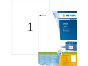 ETIKET HERMA 4458 200X297MM A4 PREM WIT 100STUKS