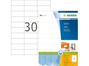 ETIKET HERMA 4456 70X29.7MM PREMIUM WIT 3000STUKS