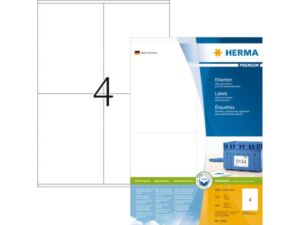 ETIKET HERMA 4454 105X144MM PREMIUM WIT 400STUKS