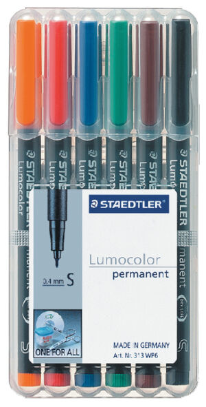 VILTSTIFT STAEDTLER OHP LUMO SF 313 PERM WP6