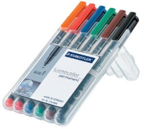 VILTSTIFT STAEDTLER OHP LUMO F 318 PERM WP6