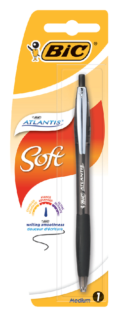 BALPEN BIC ATLANTIS SOFT ZWART