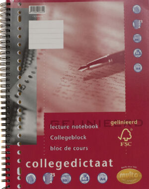 COLLEGEDICTAAT MULTO 23R LIJN 80GR 80V