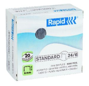 NIETEN RAPID 24/6 GEGALV STANDAARD 5000ST