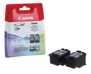 INKCARTRIDGE CANON PG-510 CL-511 ZWART KLEUR