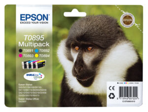 INKCARTRIDGE EPSON T089540 ZWART 3 KLEUREN