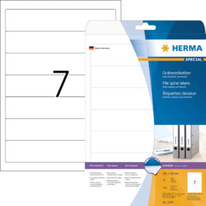 RUGETIKET HERMA 5090 SMAL 38X192MM ZELFKLEVEND WIT