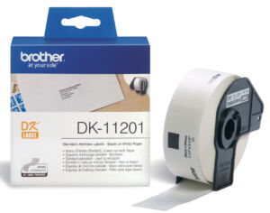 LABEL ETIKET BROTHER DK-11201 29MMX90MM ADRES WIT