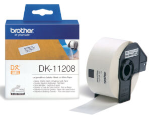 LABEL ETIKET BROTHER DK-11208 38MMX90MM ADRES WIT