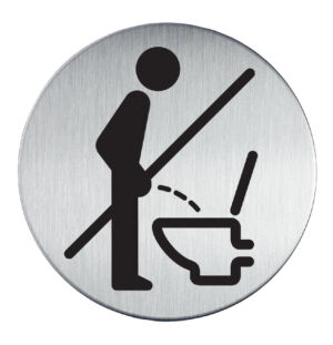 INFOBORD PICTOGRAM DURABLE VERBODEN STD URINEREN