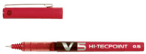 ROLLERPEN PILOT HI-TECPOINT BX-V5 0.3MM ROOD