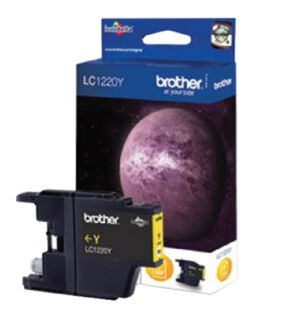 INKCARTRIDGE BROTHER LC-1220 GEEL