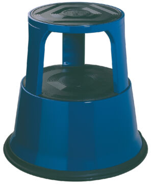 OPSTAPKRUK DESQ ROLL-A-STEP 42CM METAAL BLAUW