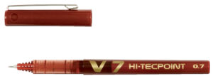 ROLLERPEN PILOT HI-TECPOINT BX-V7 0.5MM ROOD