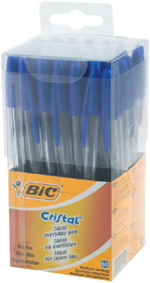 BALPEN BIC CRISTAL TUBO 50 BLAUW