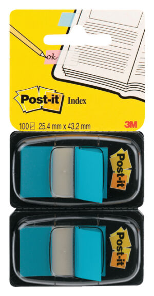 INDEXTABS 3M POST-IT 6802BLU MEDIUM BLAUW