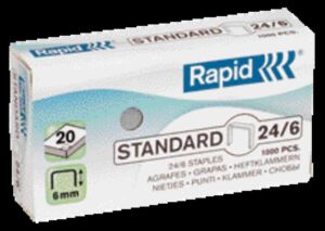 NIETEN RAPID 24/6 VERKOPERD STANDAARD 5000ST