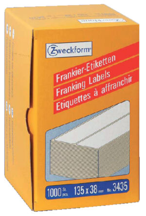 ETIKET AVERY ZWECK 3435 135X38MM 1000ST