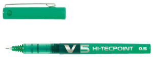 ROLLERPEN PILOT HI-TECPOINT BX-V5 0.3MM GROEN