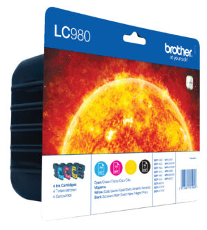 INKCARTRIDGE BROTHER LC-980 ZWART 3 KLEUREN