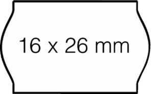 PRIJSETIKET OPEN-DATA VOOR S14 26X16MM N-PERM WIT