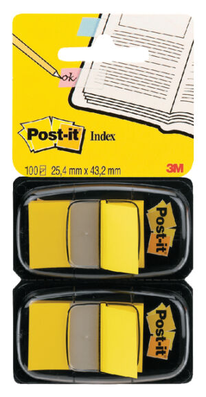 INDEXTABS 3M POST-IT 6802YEL MEDIUM GEEL