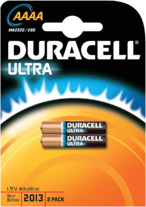 BATTERIJ DURACELL AAAA ULTRA ALKALINE