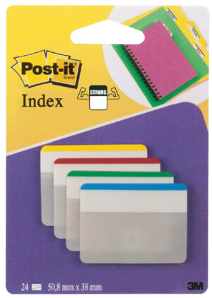 INDEXTABS 3M POST-IT 686F1 STERK 50MM ASS