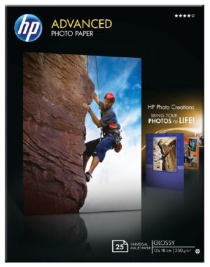 FOTOPAPIER HP Q8696A 13CMX18CM 250GR GLANS