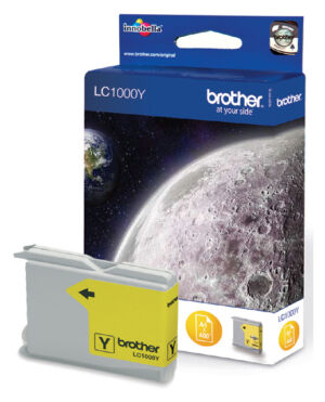 INKCARTRIDGE BROTHER LC-1000 GEEL