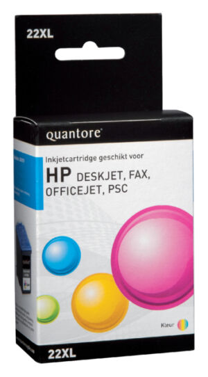 INKCARTRIDGE QUANTORE HP 22XL C9352CE KLEUR