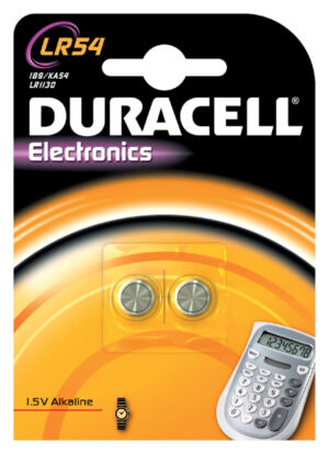 BATTERIJ DURACELL LR54 ALKALINE