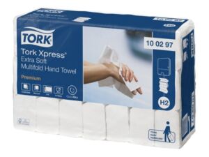 HANDDOEK TORK H2 100297 PREM 2LGS 21X34CM 2100ST