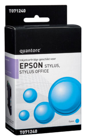 INKCARTRIDGE QUANTORE EPS T071240 BLAUW