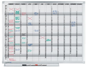 PLANBORD LM 90X120CM JAARPLANNER HORIZONTAAL